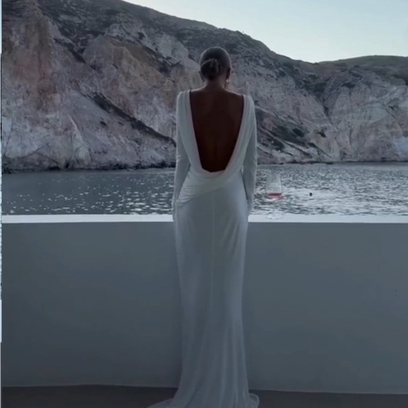 Rat & Boa Rodeo Dress - Backless White - Picture 2 of 6